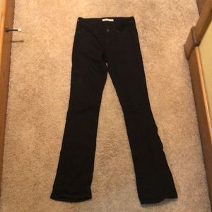 Levi’s black bootcut jeans. Size 26.